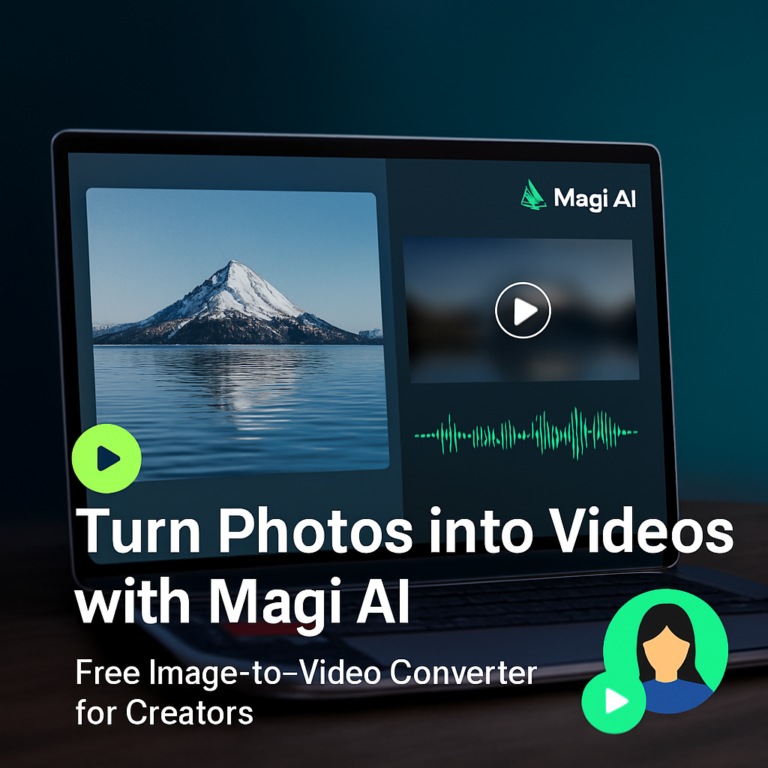 Magi AI image to video converter