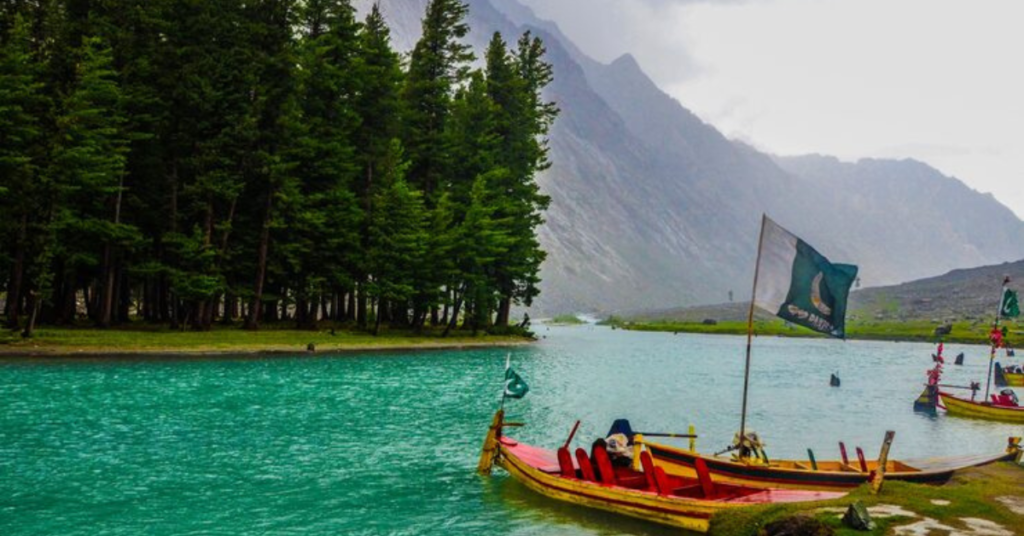 Scenic view of Ratti Gali Lake in Neelum Valley, Kashmir tourism