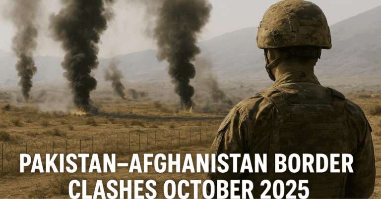 Pakistan- Afghanistan border clashes October 2025