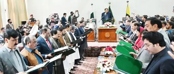 Azad Kashmir cabinet oat