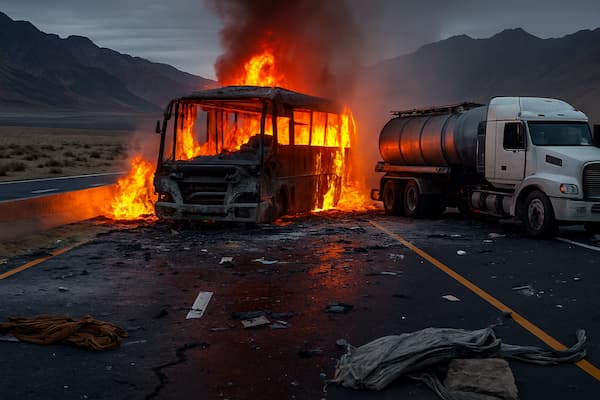 Indian Umrah pilgrims bus crash