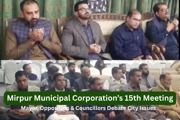 Mirpur Municipal Corporation meeting