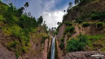 Dhani Waterfall Muzaffarabad in Neelum Valley, Azad Kashmir