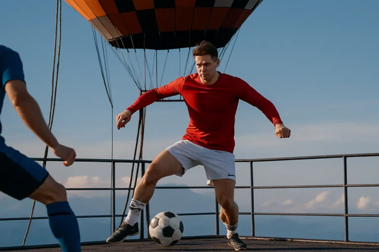 Sergey Boytcov football stunt 1800m