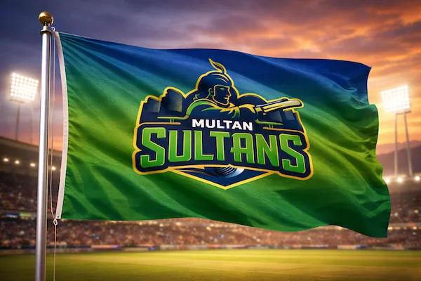 Multan Sultans PSL 11 sale flag in stadium
