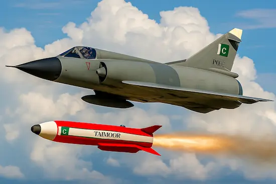 PAF Taimoor missile test